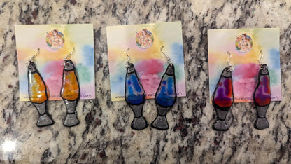 Lava Lamp Earrings