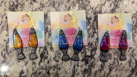 Lava Lamp Earrings