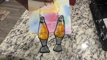 Lava Lamp Earrings