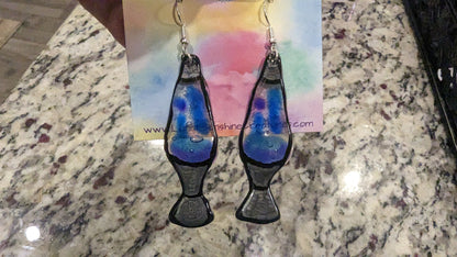 Lava Lamp Earrings